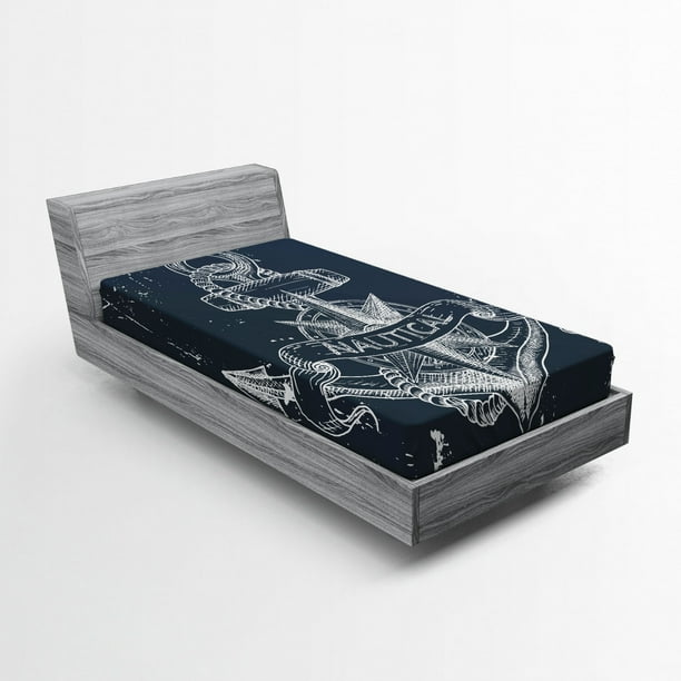 Decorative 2 Piece Bedding Set with 1 Pillow Sham Blue White Ambesonne Marine Duvet Cover Set Twin Size Nautical Knot Compass Anchor Pattern Sea World Ocean Life Grunge Illustration Decorative 2 Piece Bedding Set with 1 Pillow Sham Blue White Ambesonne Marine Duvet Cover Set Twin Size Nautical Knot Compass Anchor Pattern Sea World Ocean Life Grunge Illustration